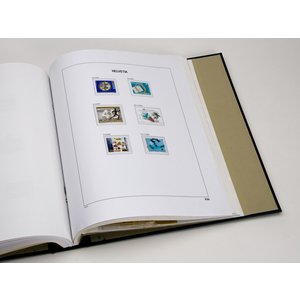 Nachtrag Zeitraum: 1918-2021 - Schweiz - Typ: DeLuxe - Blätter für Dienstmarken, N°: 1-21, SC1 (32 Stk.) - Davo (2 Löcher)