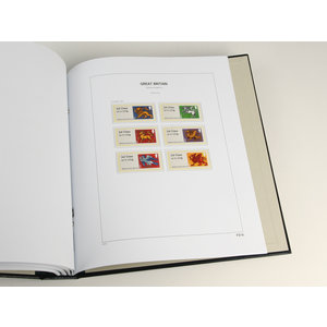 Nachtrag Jahr: 2015 - Großbritannien (Fast Stamps) - Typ: DeLuxe - Blätter für Basisalbum, N°: FS15-18 (4 Stk.) - Davo (2 Löcher)