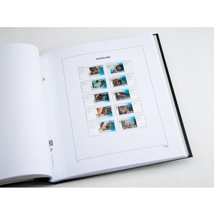 Supplement jaar: 2009 - Nederland - type: DeLuxe - bladen voor Zegels uit Blokken (2), nr's: 198a-200a, 202a, 203a (4 st.) - Davo (2 Gats)