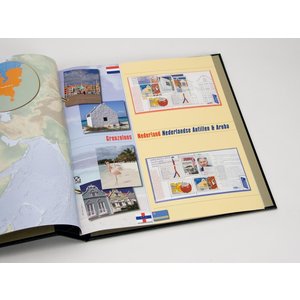 Supplément année: 2008 - Pays-Bas - type: DeLuxe - feuilles pour Pays-Bas sans frontières, N°: Nederland,Ned.Antillen & Aruba- (2 pcs.) - Davo (2 Trous)