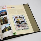 Supplement jaar: 2009 - Nederland - type: DeLuxe - bladen voor Grenzenloos Nederland Geïllusteerd, nr: Nederland & Brazilië- (2 st.) - Davo (2 Gats)