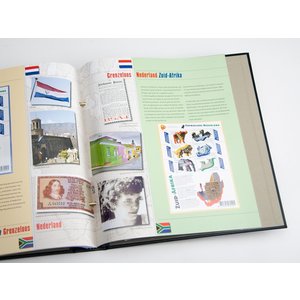 Supplement year: 2011 - Netherlands - sheets for Borderless Netherlands, nr: Nederland & Zuid Afrika (2 pcs.) - Davo, DeLuxe preprint sheets