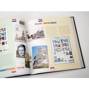 Supplement year: 2012 - Netherlands - type: DeLuxe - sheets for Borderless Netherlands, N°: Nederland & Indonesie- (2 pcs.) - Davo (2 Holes)