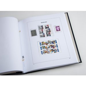 Supplement year: 1973 - Netherlands - sheets for Basic album, nr's: 71-72, A20/21 (3 pcs.) - Davo, DeLuxe preprint sheets