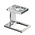 Linen Tester, Magnification factor  8x, Lens diameter Ø 17.6 mm - dim. open: 45 x 30 x 33 mm. ■ per  pc.