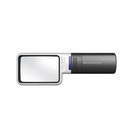 Pocket magnifier Mobilux®, Magnification factor  4x, Lens dimension 75x50 mm. - with LED ■ per  pc.