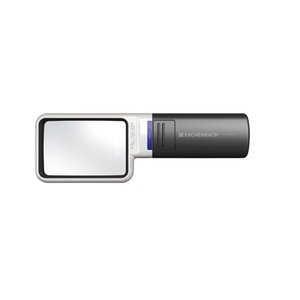 Taschenlupe Mobilux®, Vergrößerungsfaktor  4x, Linsengröße 75x50 mm.