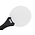 Handle magnifier, Rim free, Magnification factor 2,5x / 4x, Lens diameter Ø 110 mm. - with LED ■ per  pc.