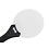 Loupe met handvat, Zonder rand, Vergrotings factor 2,5x / 4x, Lensdiameter Ø 110 mm.