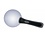 Handle magnifier, Rim free, Magnification factor 3x, Lens diameter Ø 75 mm.