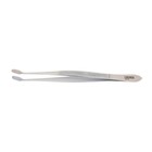 Lindner, Pincet, Gebogen schop - Lengte 150 mm.  hand geslepen - Chroom ■ per st.