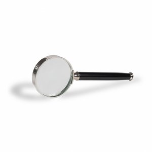 Handle magnifier, Classic model, Magnification factor 3x, Lens diameter Ø 50 mm.