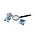 Handle magnifier, Classic model, Magnification factor 3x, Lens diameter Ø 50 mm. - Dim: 145 x 52 x 12 mm. ■ per  pc.