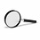 Handle magnifier, Classic model, Magnification factor 2,5x / 5x, Lens diameter Ø 75 mm.