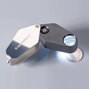 Precision magnifier, Foldable, Magnification factor 10x, Lens diameter Ø 18 mm.