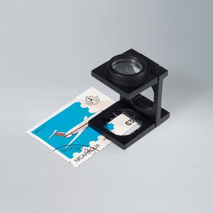 Linen Tester, Magnification factor 10x, Lens diameter Ø 14 mm.