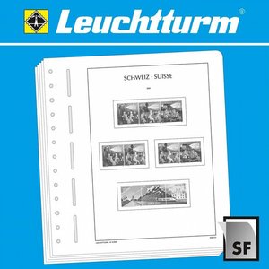 Supplement year: 2019 - Switzerland - sheets for Joint-prints (cohesive stamps) - Leuchtturm (13 Rings)