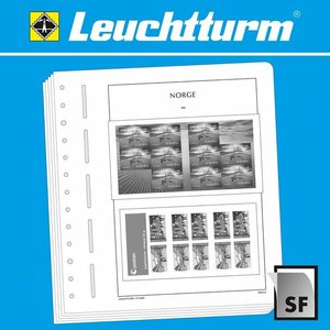 Leuchtturm nachtrag, Norwegen markenheftchen, jahr 2020