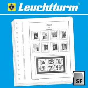Supplement year: 2020 - Jersey - sheets for Basic album - Leuchtturm (13 Rings)