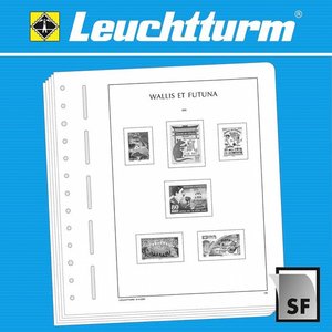Supplément année: 2020 - Wallis et Futuna - feuilles pour Album de base (2 pcs.) - Leuchtturm (13 Anneaux)