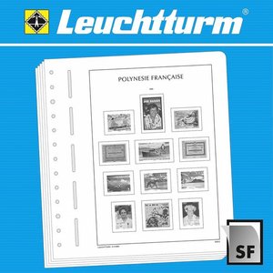 Supplement year: 2020 - French Polynesia - sheets for Basic album (4 pcs.) - Leuchtturm (13 Rings)