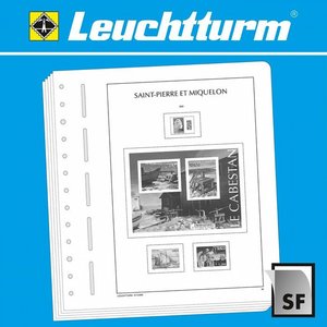 Supplement jaar: 2019 - st.Pierre & Miquelon - bladen voor Basisalbum (3 st.) - Leuchtturm (13 Rings)