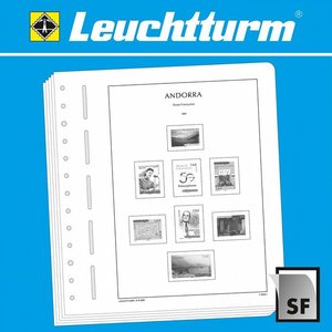 Leuchtturm supplement, Andorra french postal service, year 2019