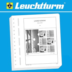 Supplement year: 2020 - U.N.O. Geneva (K) - sheets for Miniature Sheets (3 pcs.) - Leuchtturm (13 Rings)
