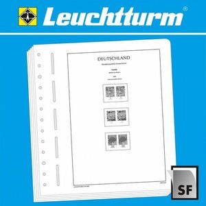 Supplement year: 2019 - Germany, type: P - sheets for Definitive Stamps (1 pcs.) - Leuchtturm, preprint sheets (champagne colored)