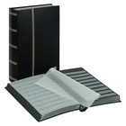 Standaard, Einsteckalbum A4 - 64 seiten (schwarzem)  9 Streifen - Schwarz - Abm: 230x305x60 ■ pro Stk.