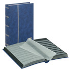 Standaard, Insteekalbum A4 - 64 bladzijden (zwarte)  9 stroken - Blauw - afm: 230x305x60 ■ per st.