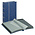 Standaard, Insteekalbum A4 - 64 bladzijden (zwarte)  9 stroken - Blauw - afm: 230x305x60 ■ per st.