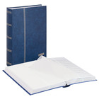 Standaard, Stock album A4 - 64 pages (white with center divider)  10 strips - Blue - dim: 230x305x60 ■ per pc.