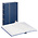 Standaard, Insteekalbum A4 - 64 bladzijden (witte met middenscheiding)  10 stroken - Blauw - afm: 230x305x60 ■ per st.