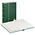 Standaard, Stock album A4 - 64 pages (white)  10 strips - Green - dim: 230x305x60 ■ per pc.