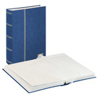 Standaard, Insteekalbum A4 - 64 bladzijden (witte)  10 stroken - Blauw - afm: 230x305x60 ■ per st.