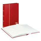 Standaard, Stock album A4 - 32 pages (white)  10 strips - Red - dim: 230x305x33 ■ per pc.