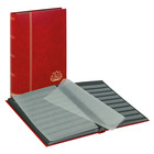 Lotus, Stock album A4 - 32 pages (black)  9 strips - Red - dim: 230x305x35 ■ per pc.