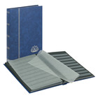 Lotus, Einsteckalbum A4 - 32 seiten (schwarzem)  9 Streifen - Blau - Abm: 230x305x35 ■ pro Stk.