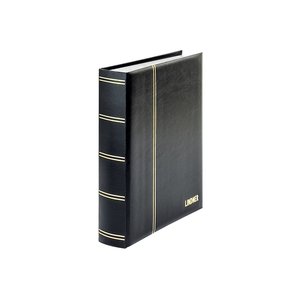 Elegant, Stock album A4 incl. slipcase, cover Black