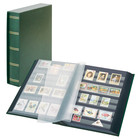 Elegant, Album de stockage A4 - 60 pages (noires)  9 bandes - incl. boite de protection - Vert - dim: 240x320x65 ■ par pc.