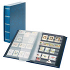 Elegant, Album de stockage A4 - 60 pages (noires)  9 bandes - incl. boite de protection - Bleu - dim: 240x320x65 ■ par pc.