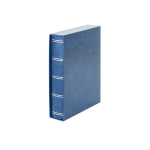Elegant, Stock album A4 incl. slipcase, cover Blue