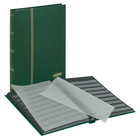 Elegant, Insteekalbum A4 - 60 bladzijden (zwarte)  9 stroken - Groen - afm: 230x305x58 ■ per st.