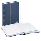 Elegant, Album de stockage A4 - 64 pages (blanc)  10 bandes - Bleu - dim: 230x305x62 ■ par pc.