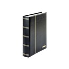 Elegant, Album de stockage A4 - 60 pages (blanc)  10 bandes - Noir - dim: 230x305x58 ■ par pc.