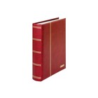 Elegant, Insteekalbum A4 - 60 bladzijden (witte)  10 stroken - Rood - afm: 230x305x58 ■ per st.