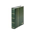 Elegant, Einsteckalbum A4 - 60 seiten (weiß)  10 Streifen - Grün - Abm: 230x305x58 ■ pro Stk.