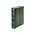 Elegant, Insteekalbum A4 - 60 bladzijden (witte)  10 stroken - Groen - afm: 230x305x58 ■ per st.