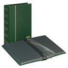 Elegant Nubuck, Stock album A4 - 60 pages (black)  9 strips - Green - dim: 230x305x58 ■ per pc.